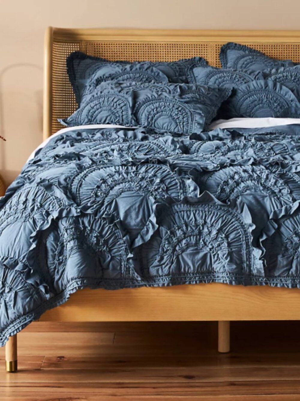 🔥 Rare Anthropologie Rivulets Jade Quilt & Shams- KING
